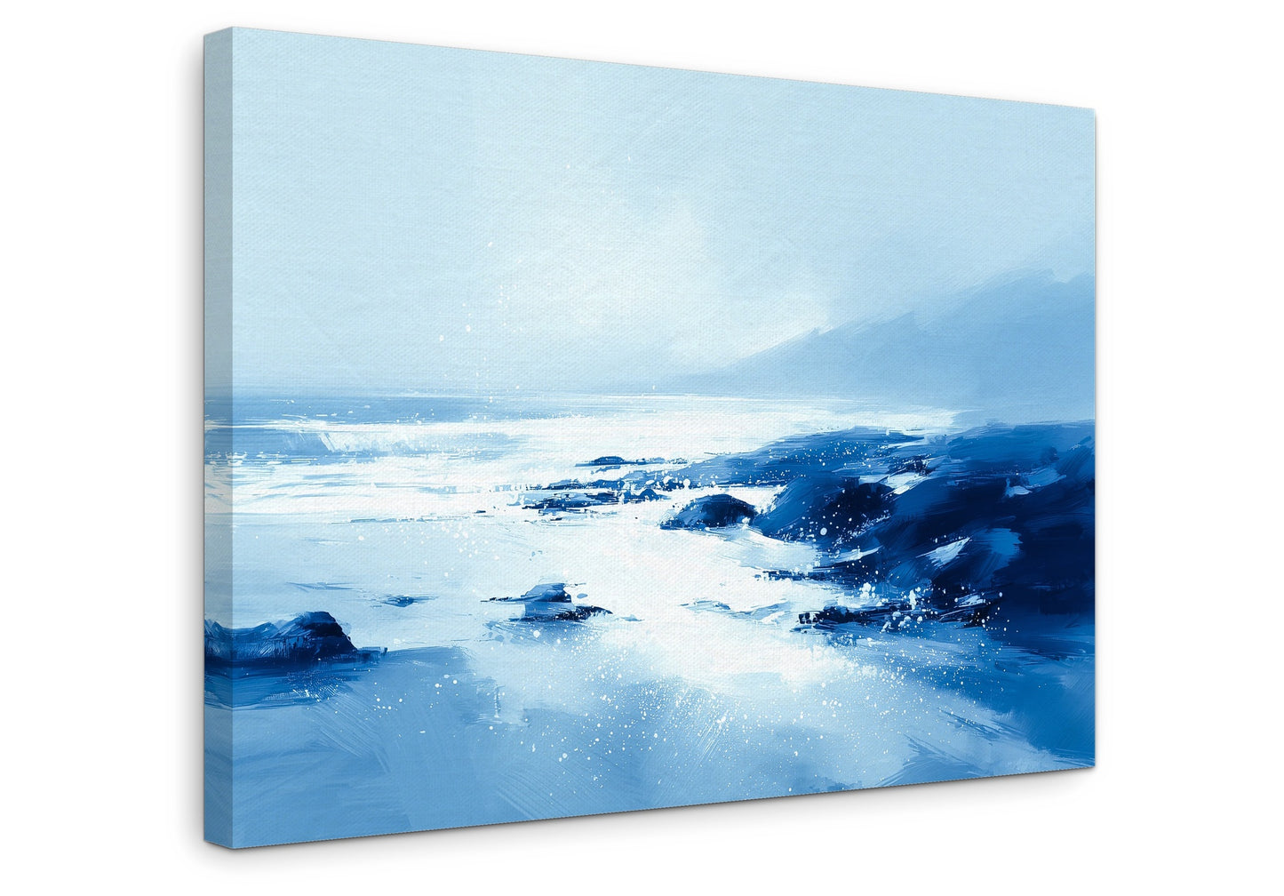 Blue Silence - Gallery wall set with canvas prints