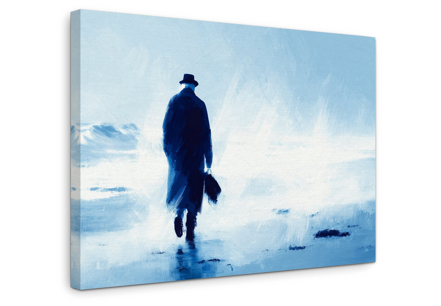 Blue Silence - Gallery wall set with canvas prints
