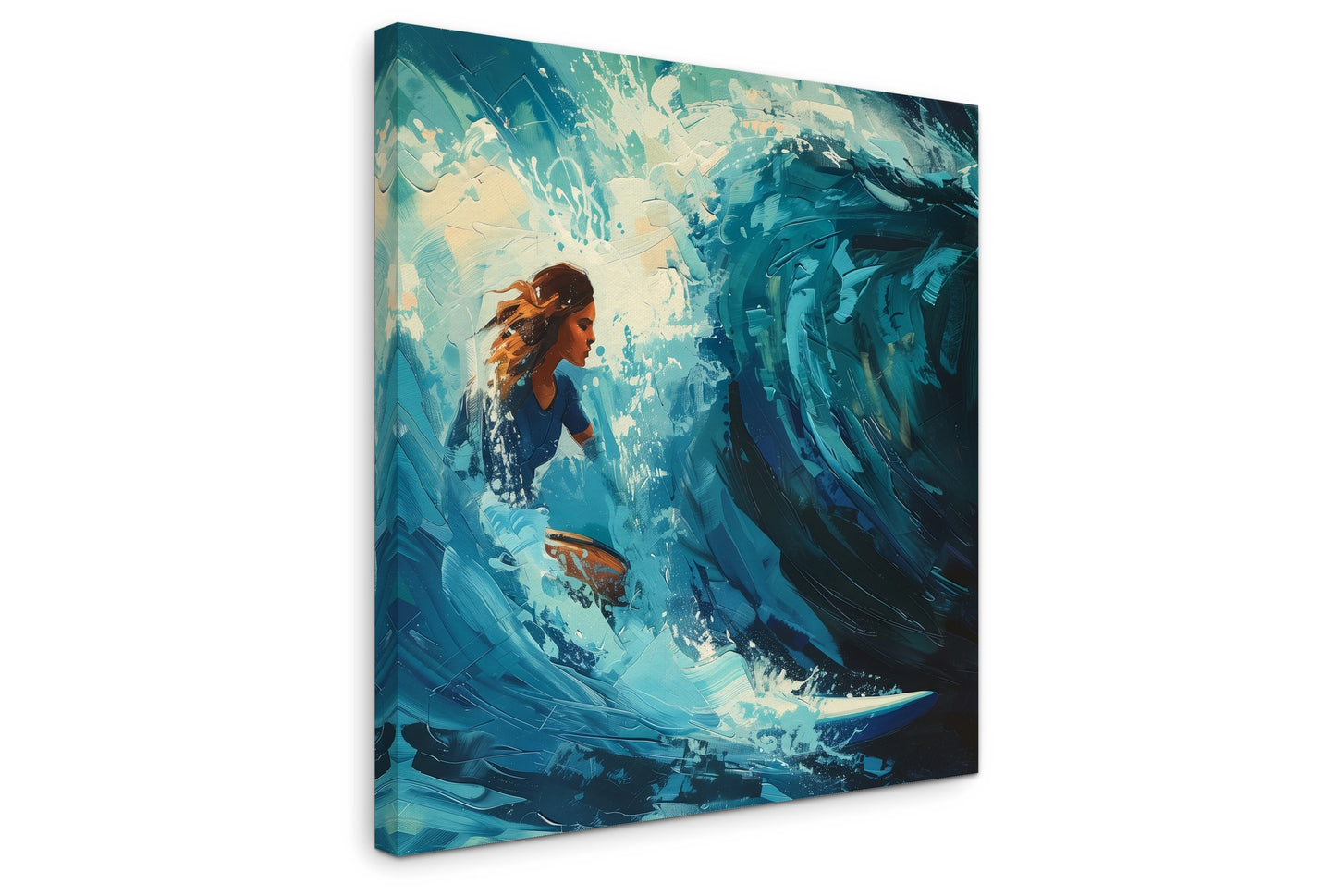 Brushed by the Blue - Gallery wall set with canvas prints