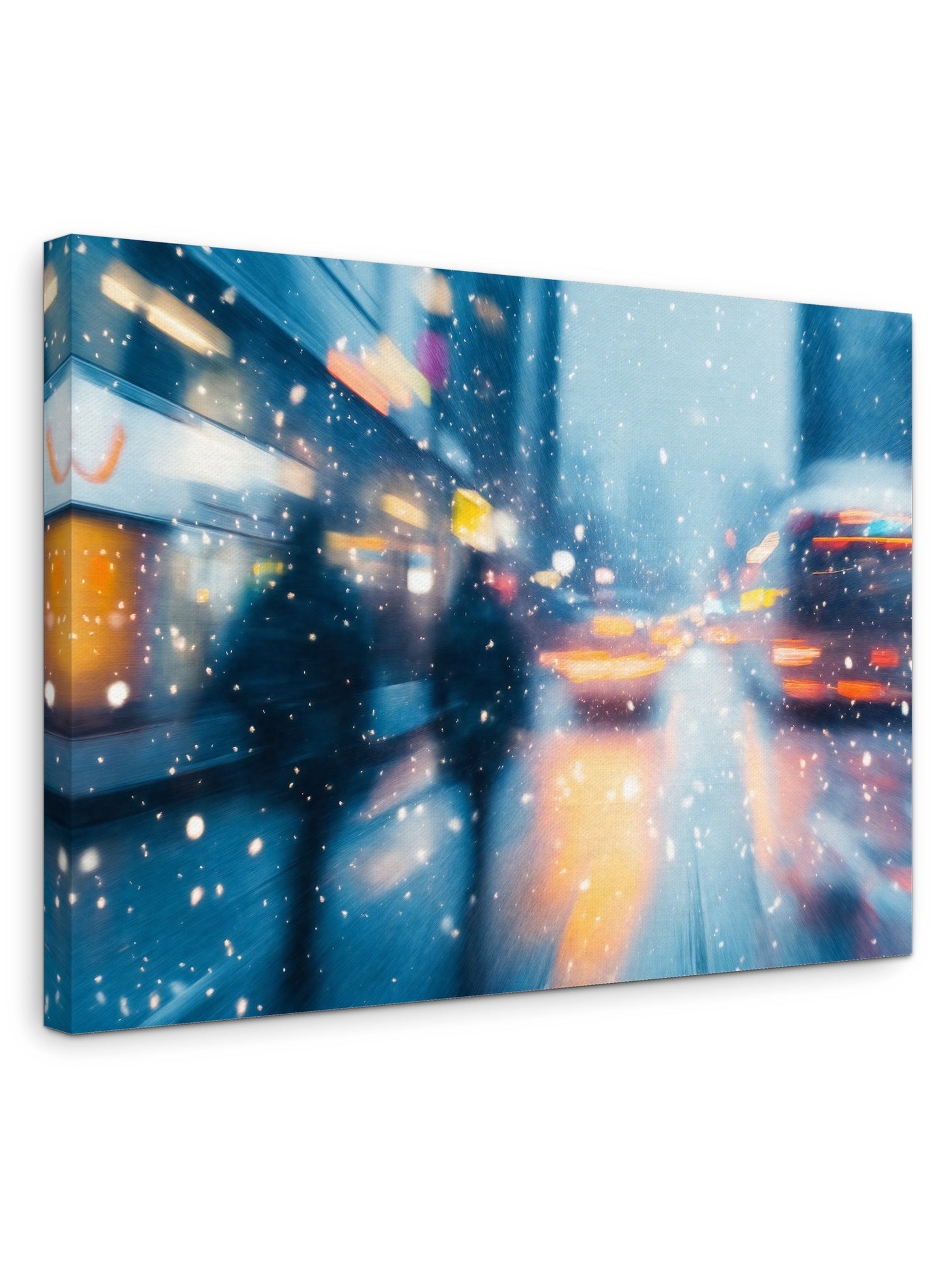 Winter Blur - Gallery wall set with canvas prints