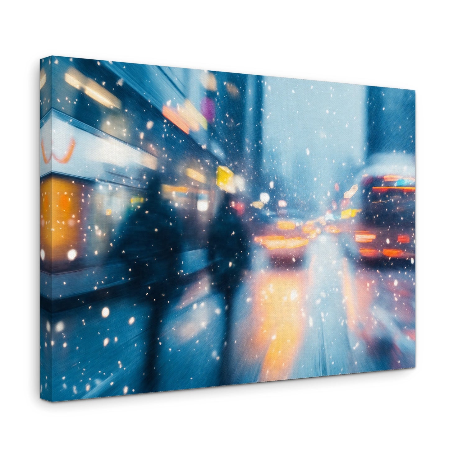 Winter Blur - Gallery wall set with canvas prints