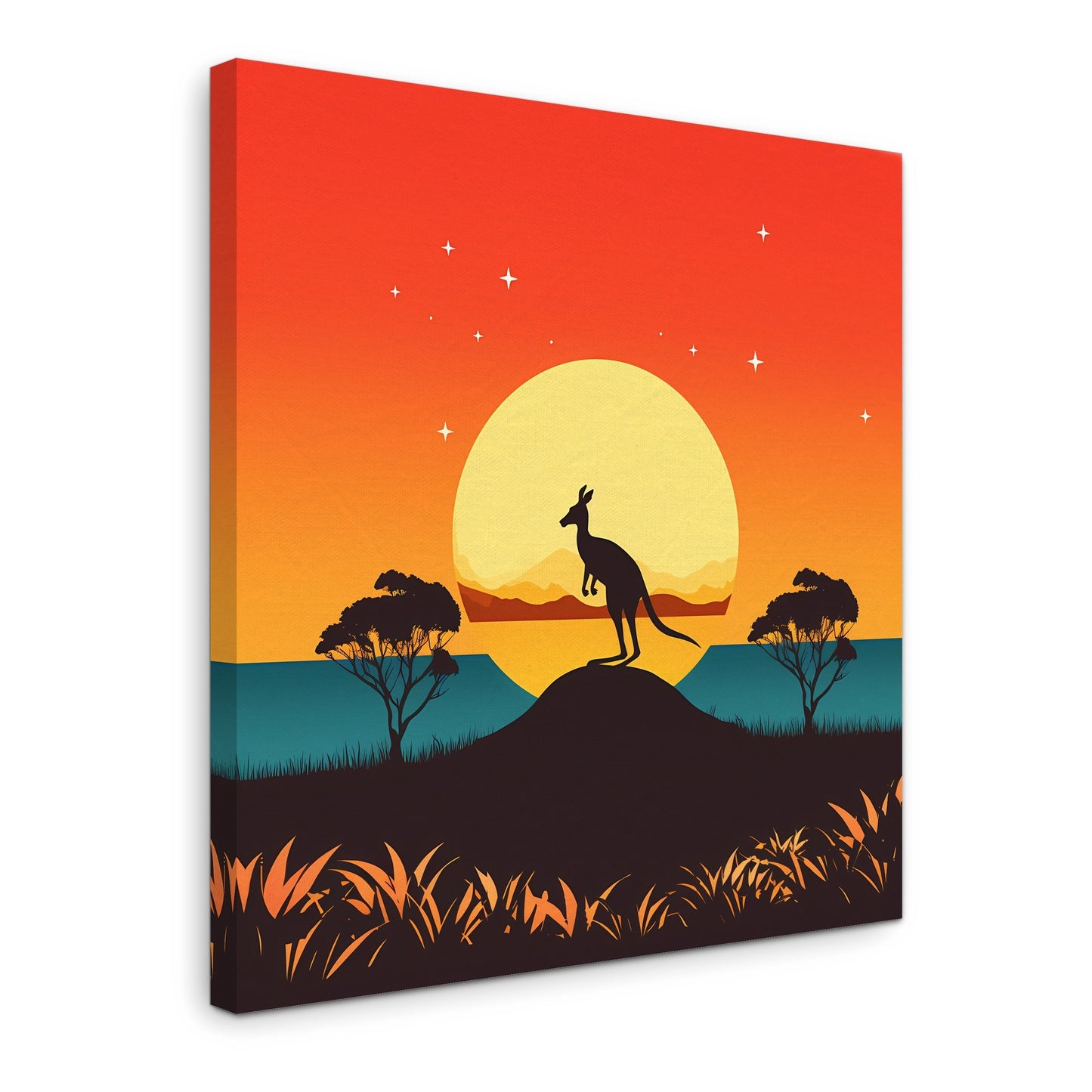 Down Under Remixed - Gallery wall set with canvas prints