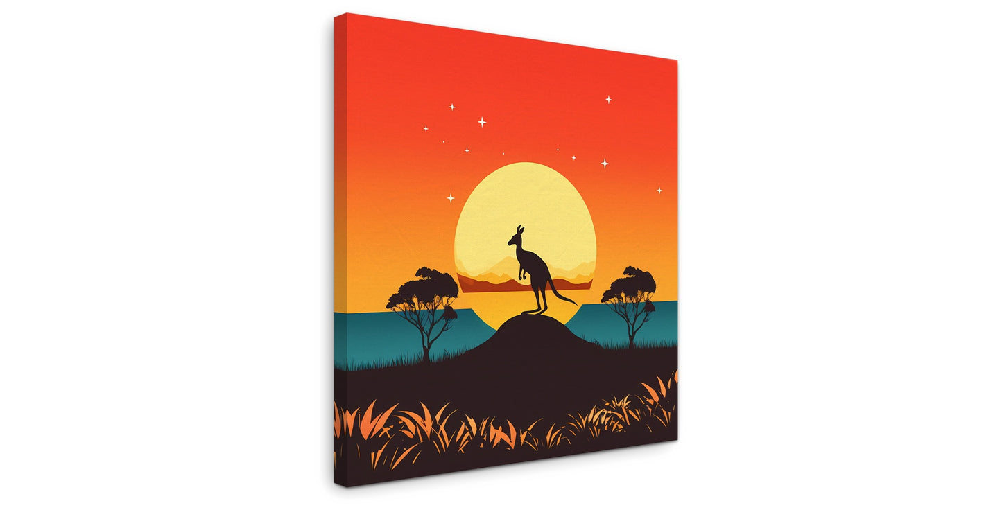 Down Under Remixed - Gallery wall set with canvas prints