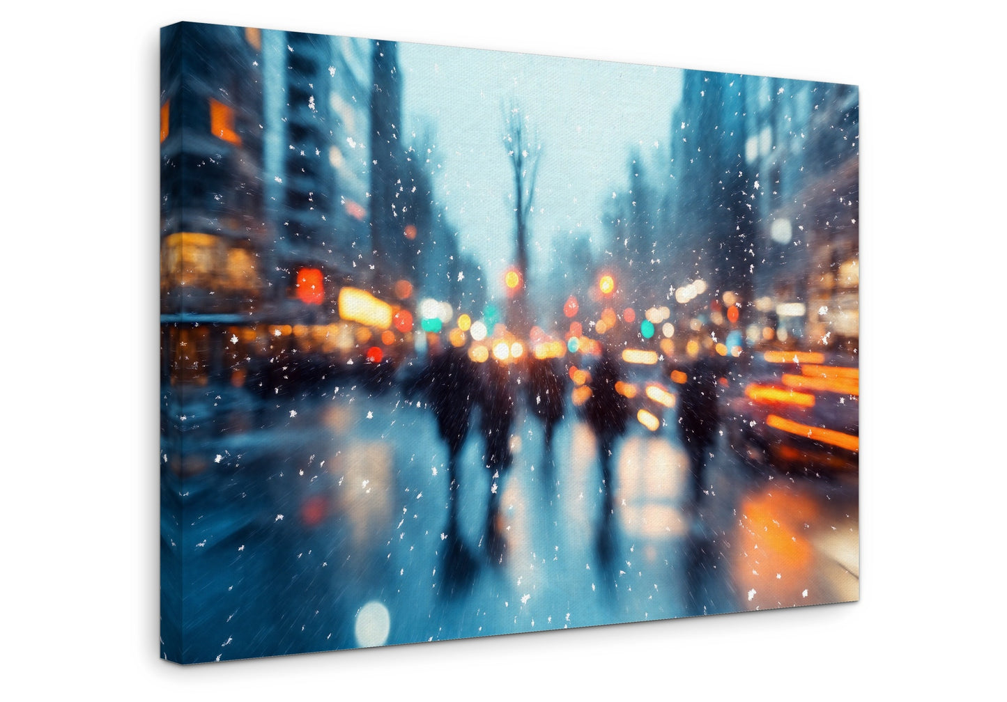Winter Blur - Gallery wall set with canvas prints