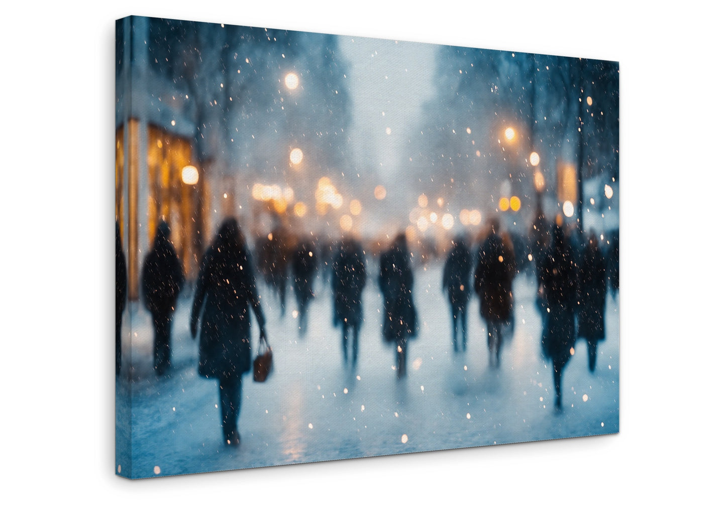 Winter Blur - Gallery wall set with canvas prints