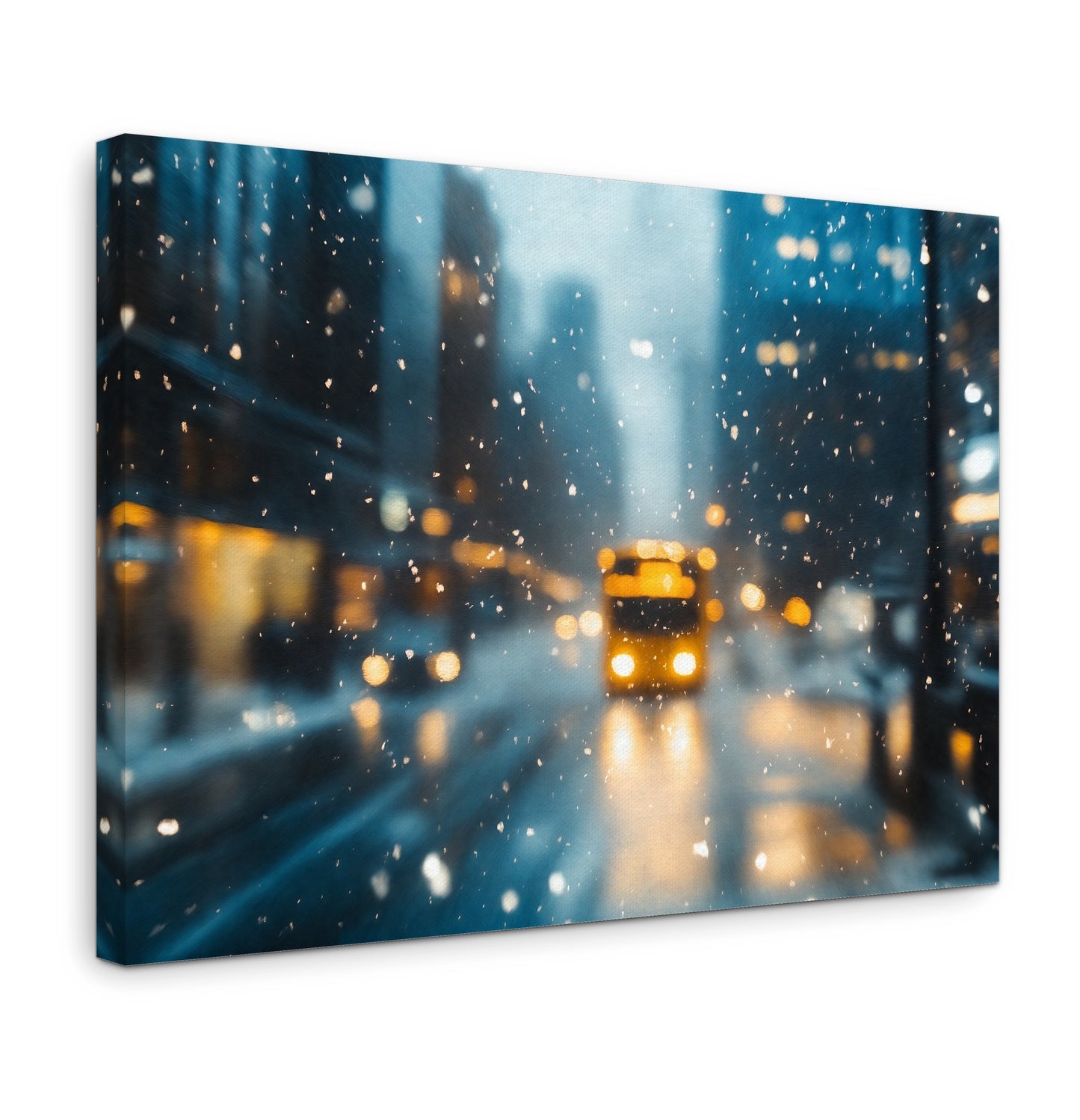 Winter Blur - Gallery wall set with canvas prints