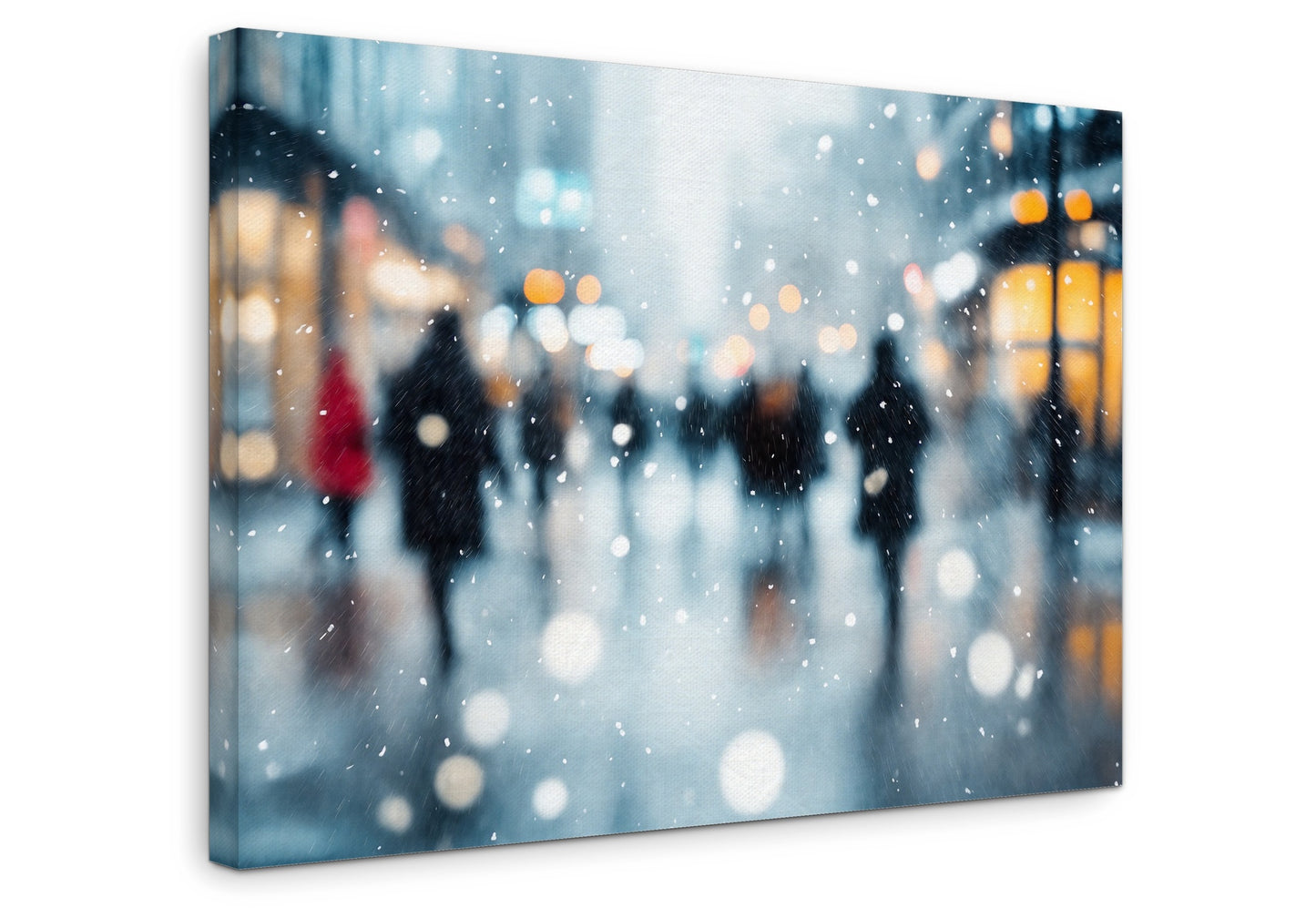 Winter Blur - Gallery wall set with canvas prints