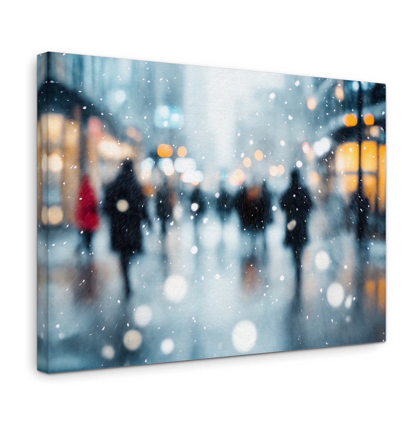 Winter Blur - Gallery wall set with canvas prints