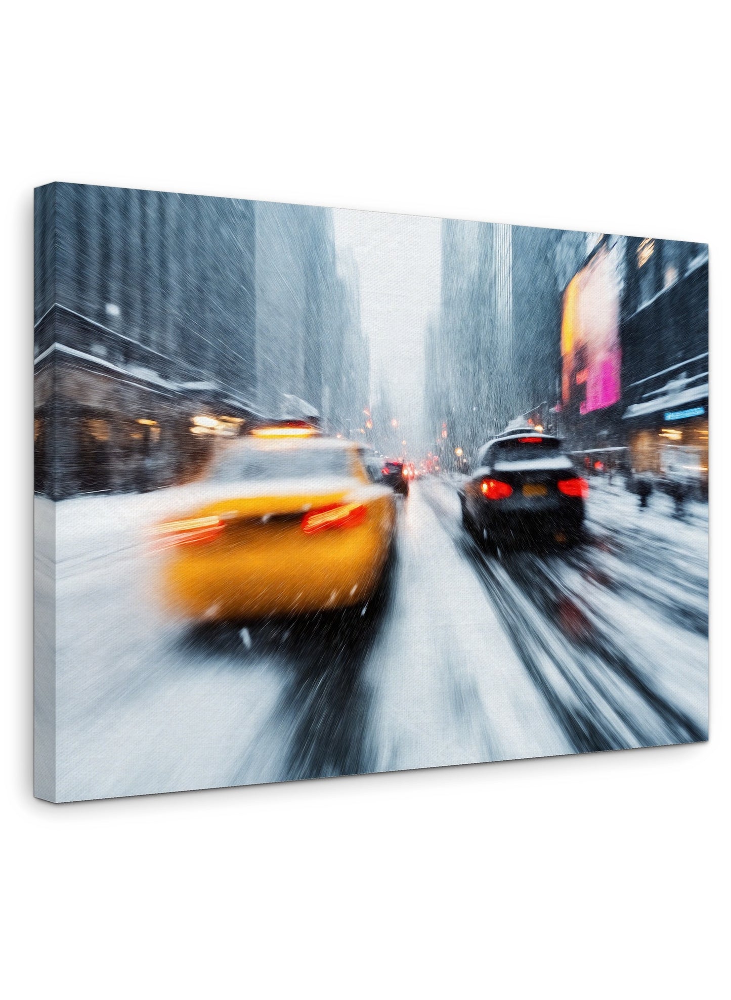 Winter Blur - Gallery wall set with canvas prints