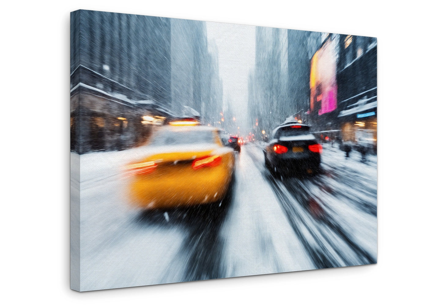 Winter Blur - Gallery wall set with canvas prints