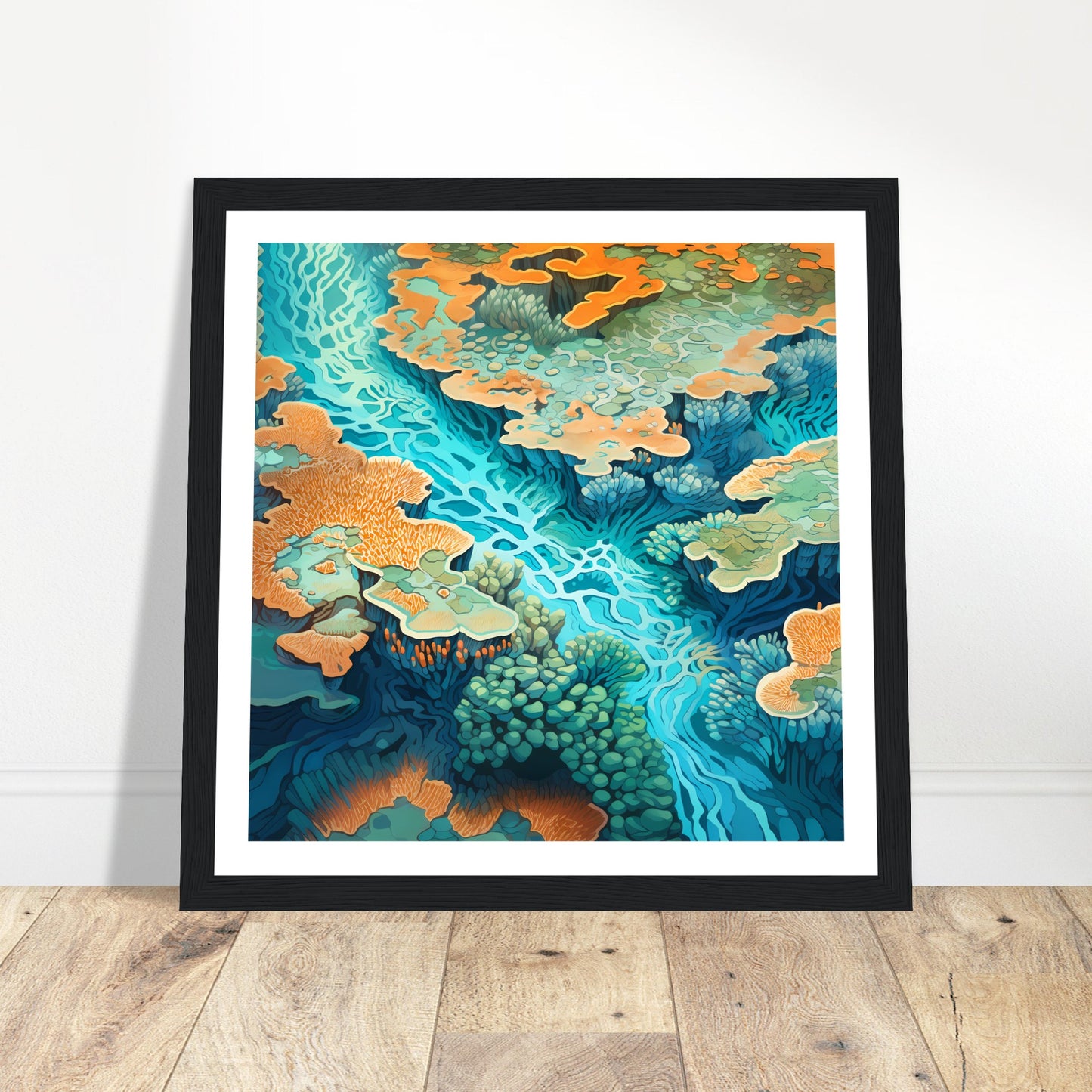 Coral Cascade - Coral Reef Magic - Wall Art