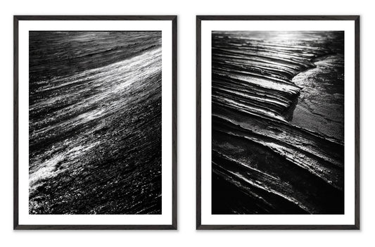 Terra Incognita - Gallery wall set with art prints in black frame