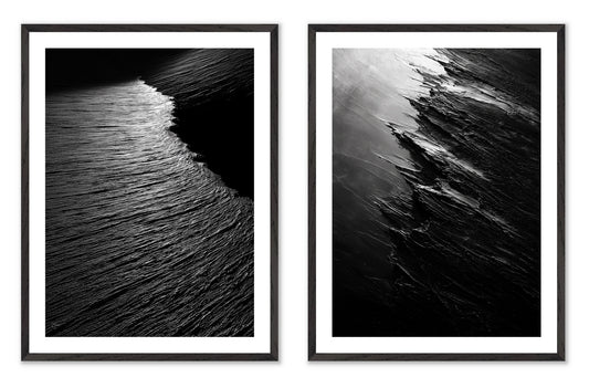 Terra Incognita - Gallery wall set with art prints in black frame