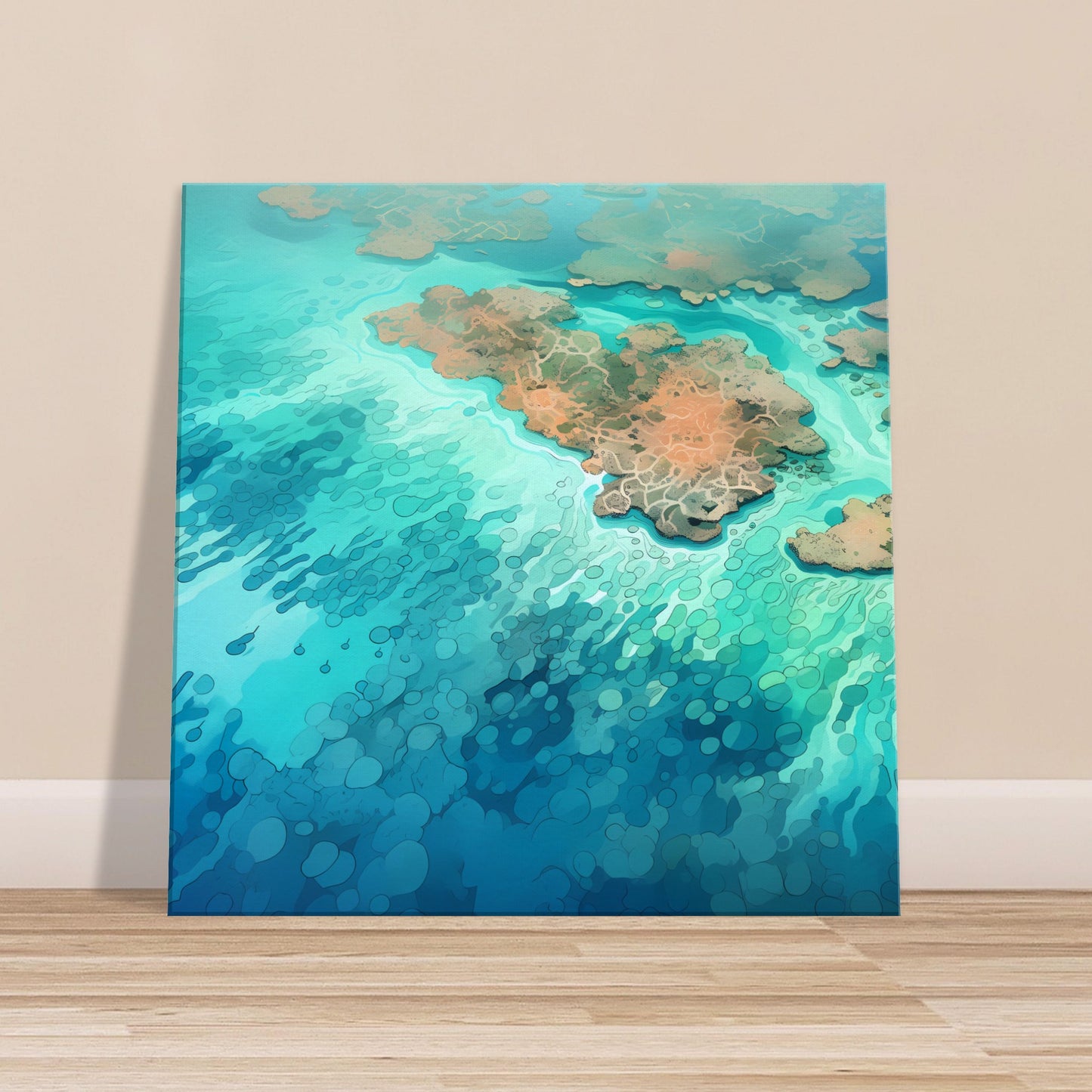 Aqua Archipelago 1 - Coral Reef Magic - Wall Art