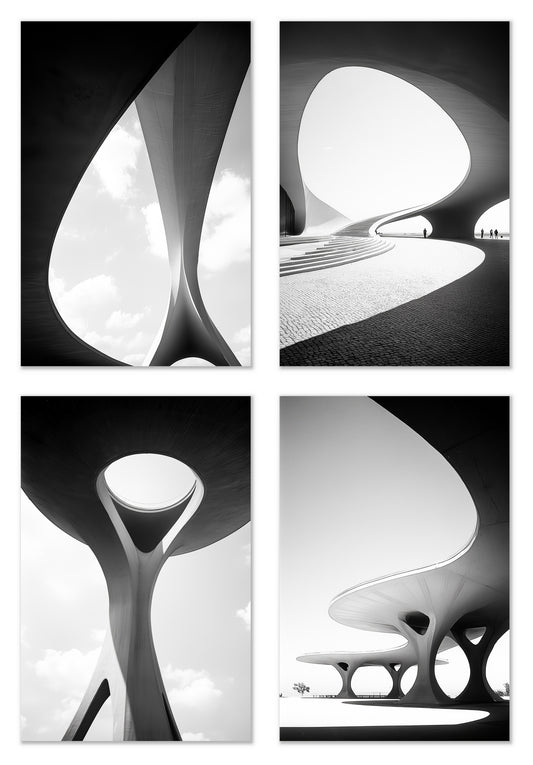 Shadow Play - Gallery wall set with art prints