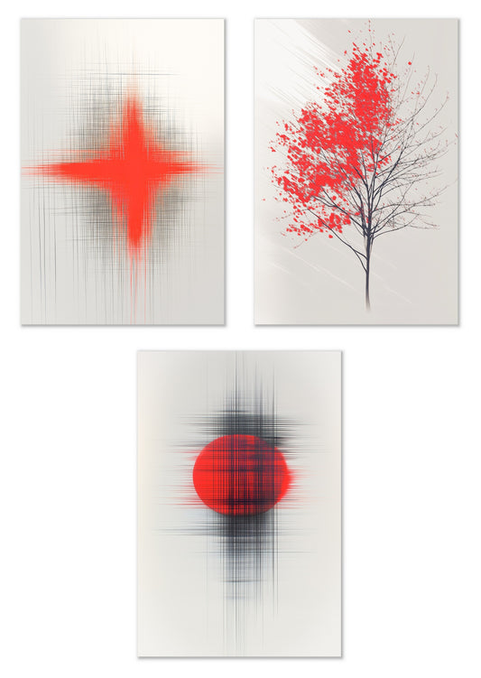 The Imperfect Grid - Gallery wall set with art prints
