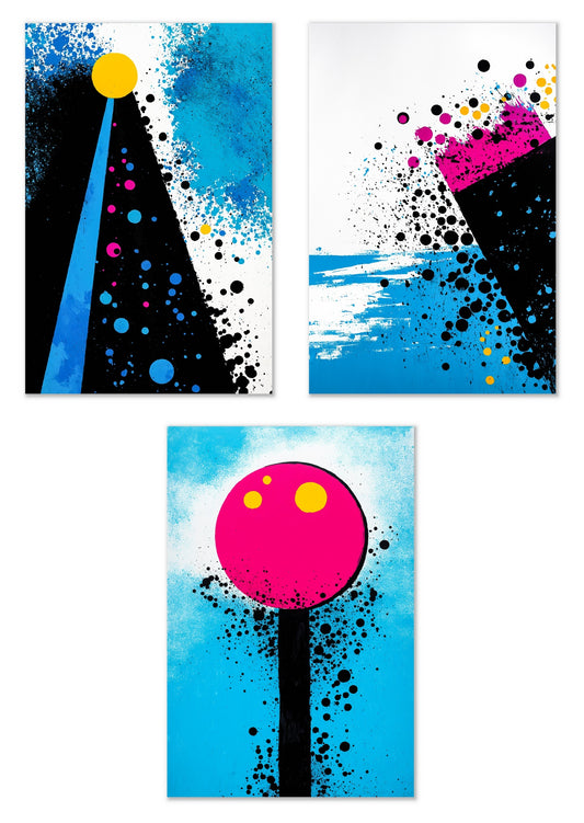Pop Rocks and Soda - Gallery wall set with art prints