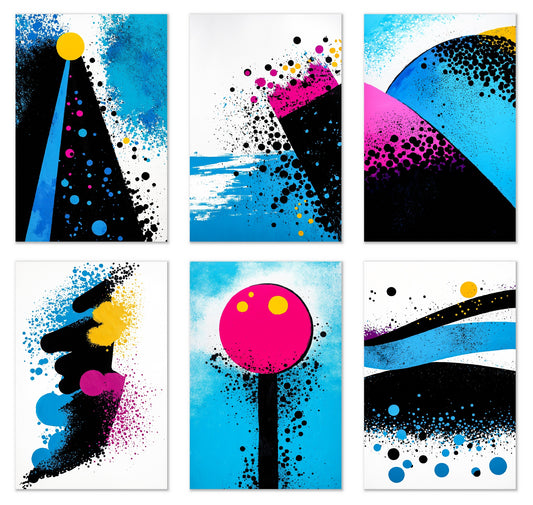 Pop Rocks and Soda - Gallery wall set with art prints