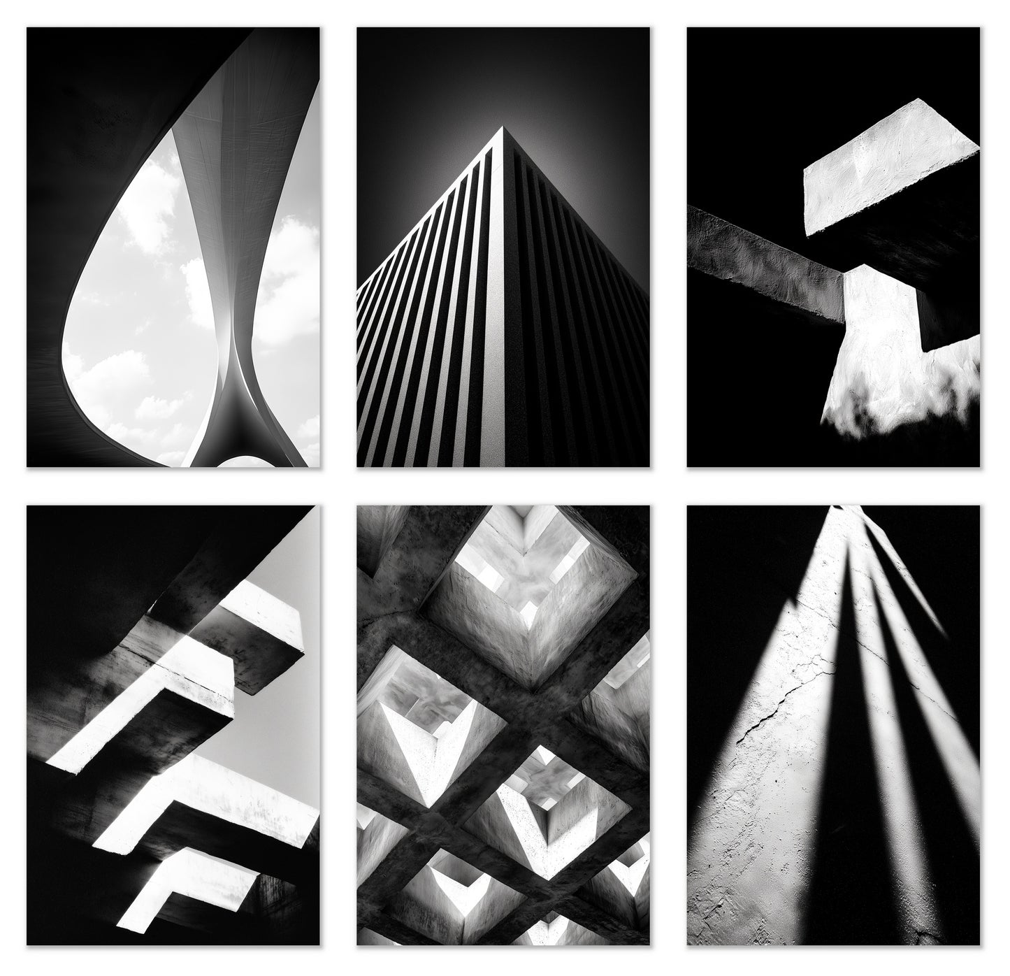 Shadow Play - Gallery wall set with art prints