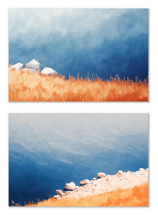 Postcards from Solitude - Gallery wall set with art prints