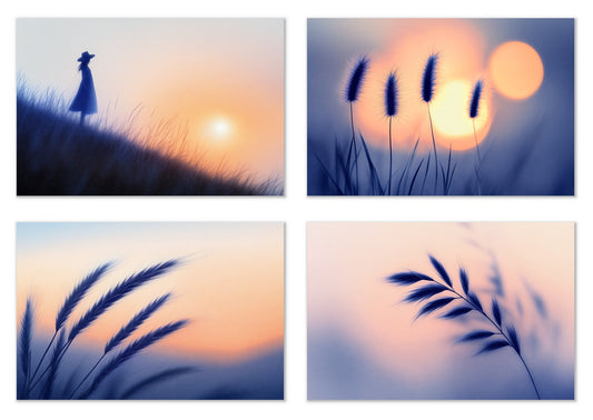 Soft Contours - Gallery wall set with art prints