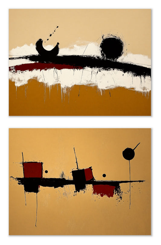 Jazz Sketches - Gallery wall set with art prints