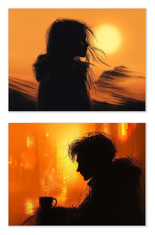 The Last Hour - Gallery wall set with art prints