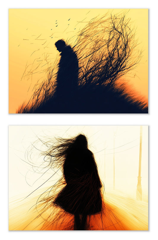 The Last Hour - Gallery wall set with art prints