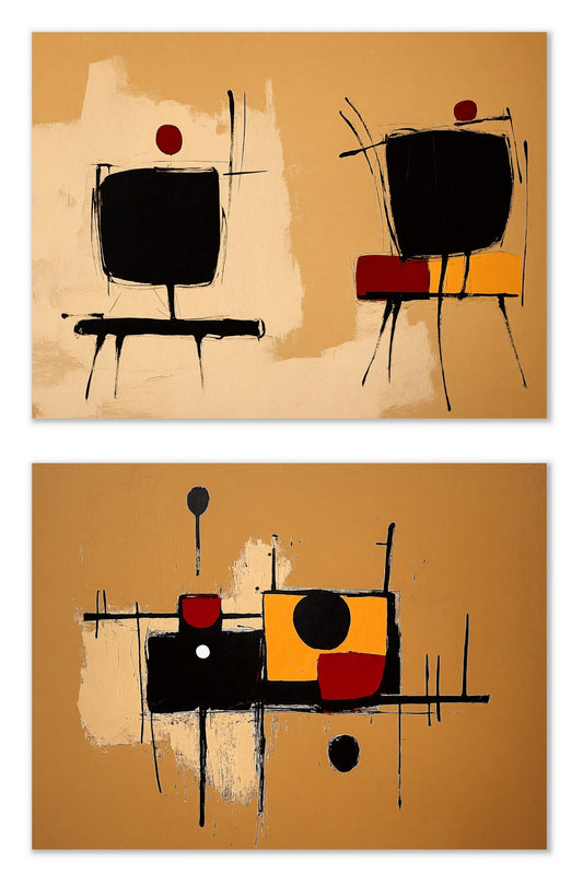 Jazz Sketches - Gallery wall set with art prints