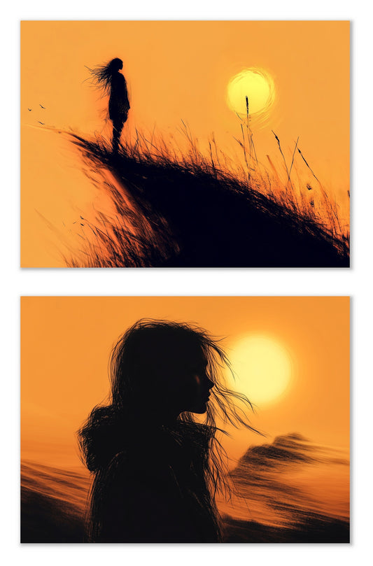 The Last Hour - Gallery wall set with art prints