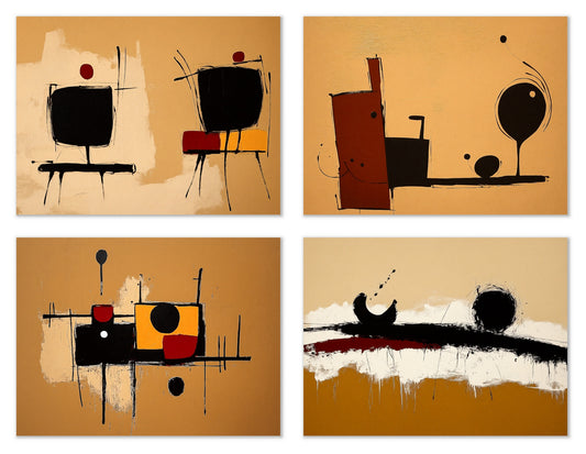 Jazz Sketches - Gallery wall set with art prints