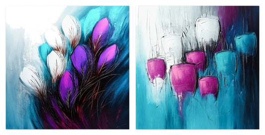 The Imperfect Bloom - Gallery wall set with art prints