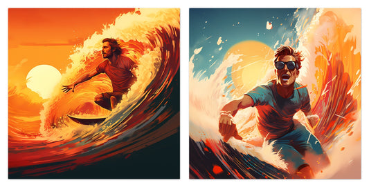 Down Under Remixed - Gallery wall set with art prints