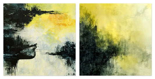 Chromatic Moods - Gallery wall set with art prints