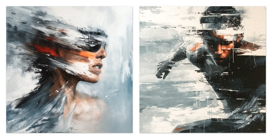 Breaking Through - Gallery wall set with art prints