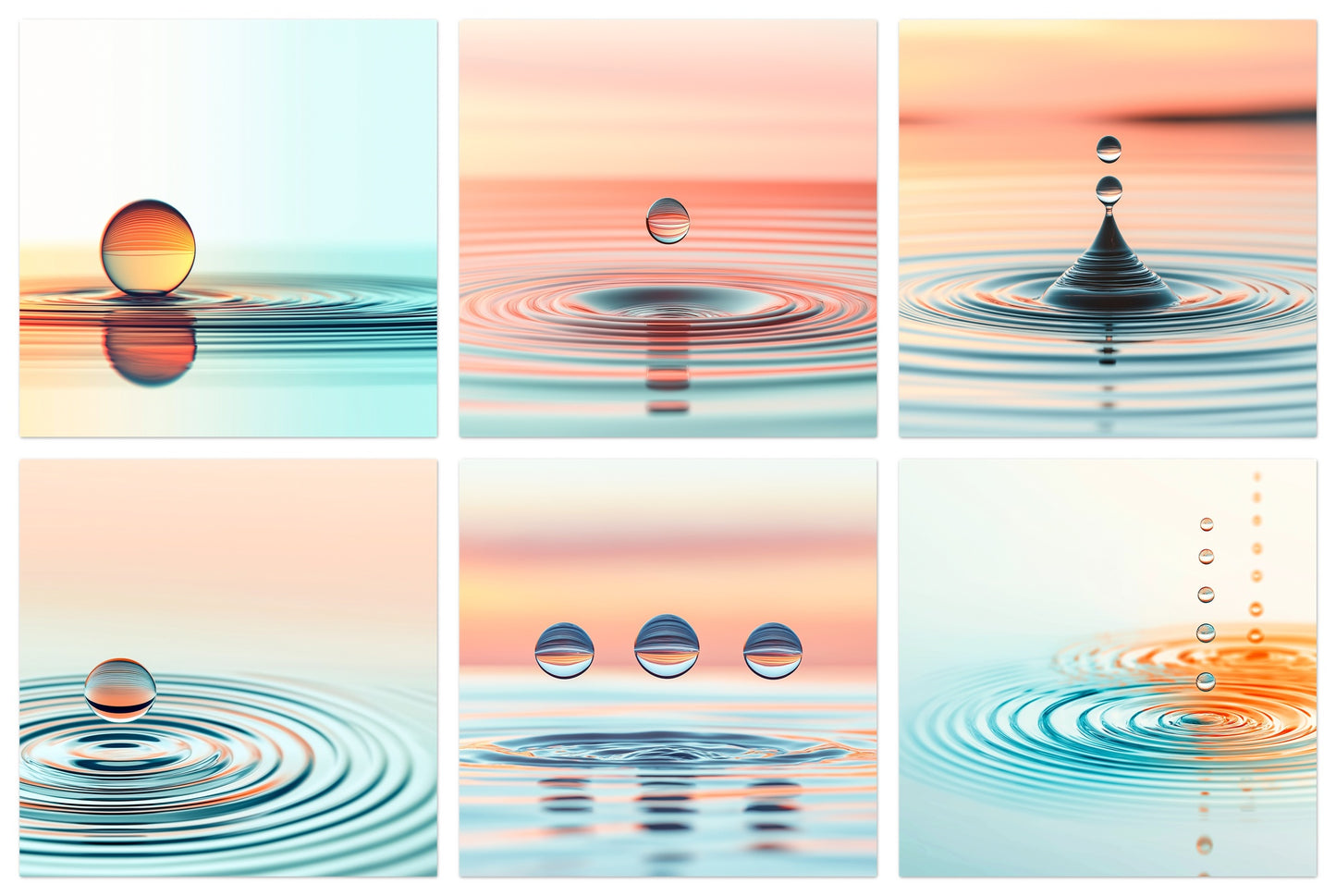Weightless - Gallery wall set with art prints