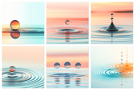 Weightless - Gallery wall set with art prints