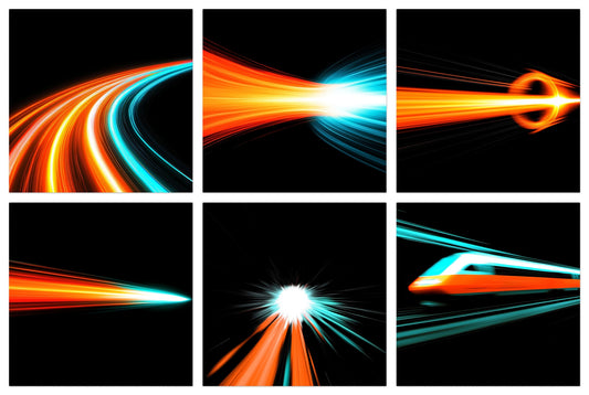 Quantum Fluctuations - Gallery wall set with art prints