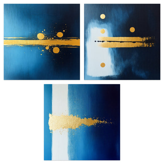 Gold Code - Gallery wall set with art prints