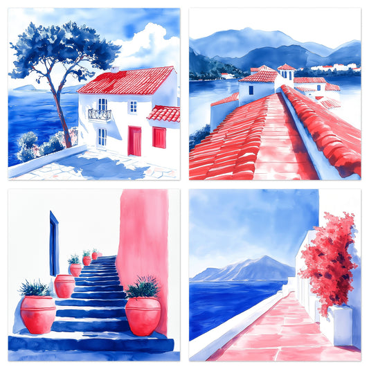 Noon - Gallery wall set with art prints