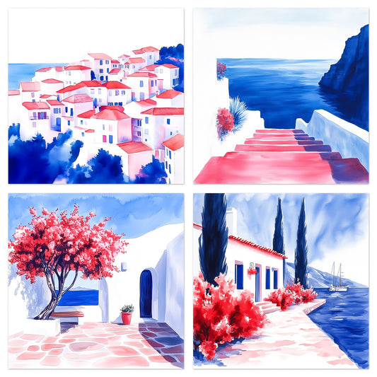 Noon - Gallery wall set with art prints