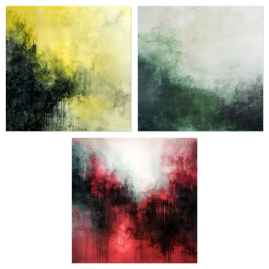 Chromatic Moods - Gallery wall set with art prints
