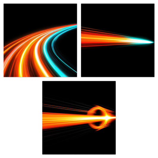 Quantum Fluctuations - Gallery wall set with art prints