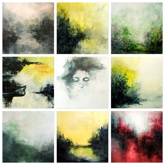 Chromatic Moods - Gallery wall set with art prints