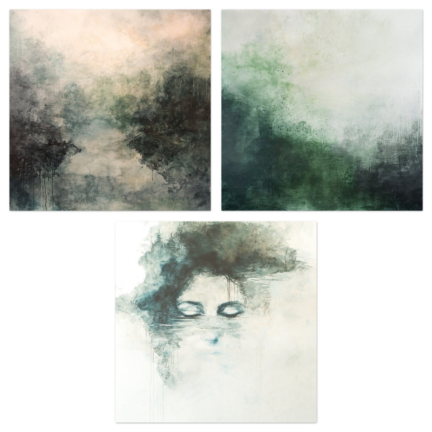 Chromatic Moods - Gallery wall set with art prints