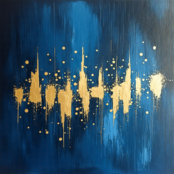 Abstract wall art example