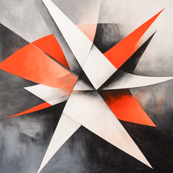 Geometric and patterns wall art example