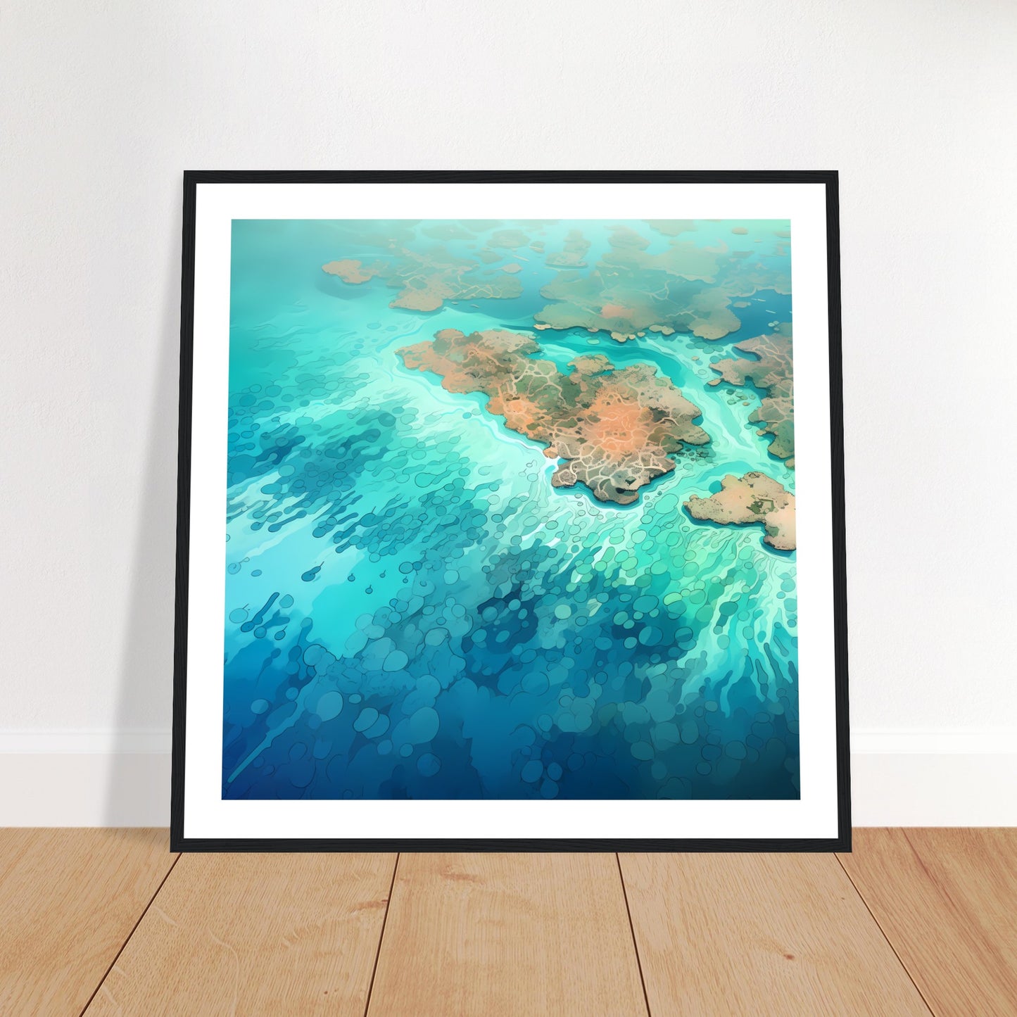 Aqua Archipelago 1 - Coral Reef Magic - Wall Art