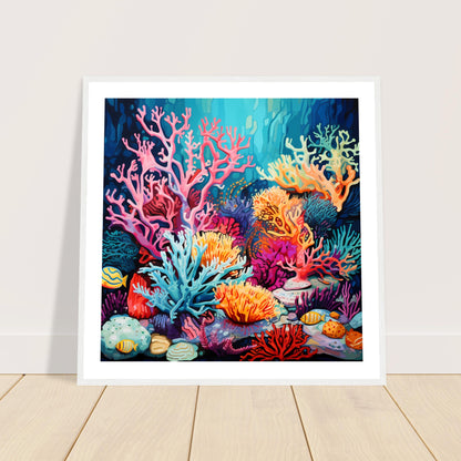 Undersea Mosaic - Coral Reef Magic - Wall Art