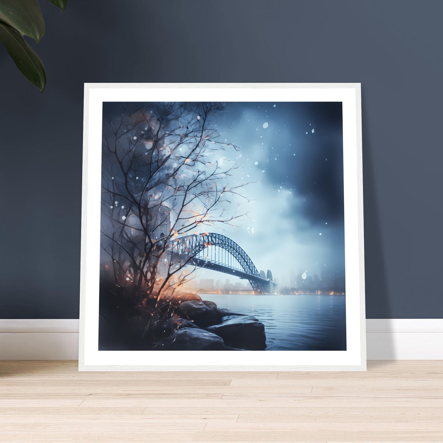 Snow-Kissed Sydney Nights - Sydney Dreamscapes - Australian Wall Art